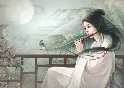 古风说说图片大全：天涯海角有穷时，只有相思无尽处